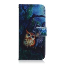 ART Motorola Moto G8 Power Lite OWL pénztárca borító