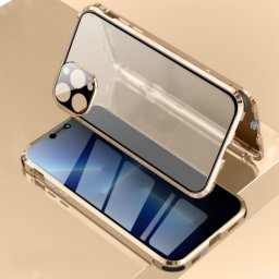 Mágneses tok 360 Apple iPhone 13 Pro Max arany