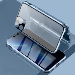 Mágneses tok 360 Apple iPhone 13 Pro kék