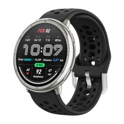 HOLE Szilikon szíj Amazfit Active 2 fekete