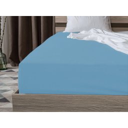 Jersey lepedő EXCLUSIVE világoskék 90 x 200 cm
