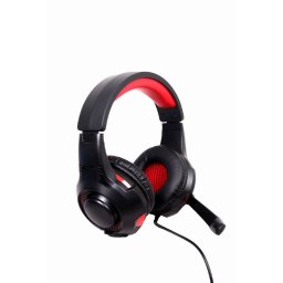 Gaming fejhallgató headset USB 5.1 fekete-piros Gembird (GHS-U-5.1-01)