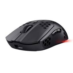 TRUST vezeték nélküli egér GXT 929 Helox Lightweight, RGB, Fekete