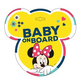 Minnie egér Baby on board tábla