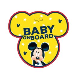 Mickey egér Baby on board tábla