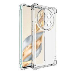Huawei Honor Magic 7 Lite / X9c / X60 Pro, Szilikon tok, közepesen ütésálló, légpárnás sarok, IMAK, átlátszó