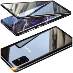 360° mágneses burkolat Samsung Galaxy S21 Plus 5G fekete