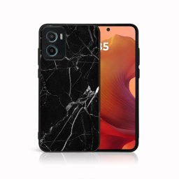 MY ART Védőburkolat: Motorola Moto G05 / Moto E15 BLACK MARBLE (142)