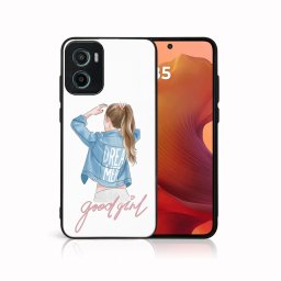 MY ART Védőburkolat a Motorola Moto G05 / Moto E15 számára JÓ GIRL (130)