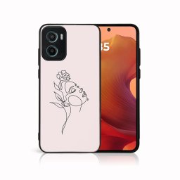 MY ART Védőburkolat: Motorola Moto G05 / Moto E15 ROSE GIRL (198)