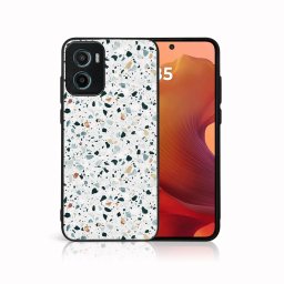 MY ART Védőburkolat a Motorola Moto G05 / Moto E15 számára GREY TERRAZZO (163)