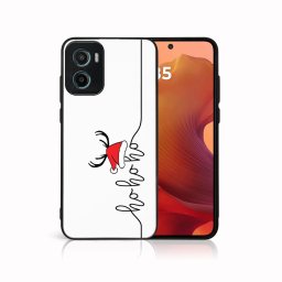MY ART karácsonyi design borító Motorola Moto G05 / Moto E15 HOHOHO (073)