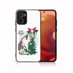 MY ART Karácsonyi design borító Motorola Moto G05 / Moto E15 MERRY CHRISTMAS (074)