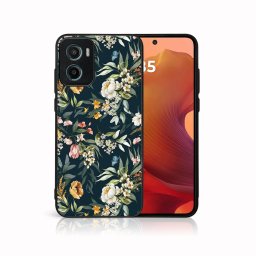 MY ART Védőburkolat a Motorola Moto G05 / Moto E15 FLORAL (158) számára