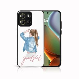 MY ART Védőburkolat a Motorola Moto G15 / Moto G15 teljesítményhez JÓ GIRL (130)