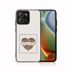 MY ART Védőburkolat a Motorola Moto G15 / Moto G15 teljesítményhez WILD HEART (241)