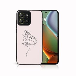 MY ART Védőburkolat a Motorola Moto G15 / Moto G15 Power ROSE számára GIRL (198)