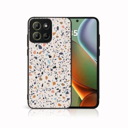 MY ART Védőburkolat a Motorola Moto G15 / Moto G15 Power BEIGE TERRAZZO (162) számára