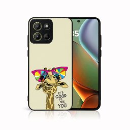 MY ART Védőburkolat a Motorola Moto G15 / Moto G15 teljesítményhez GIRAFFE (180)
