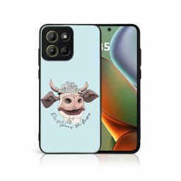 MY ART Védőburkolat a Motorola Moto G15 / Moto G15 teljesítményhez HAPPY COW (181)