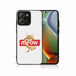 MY ART Védőburkolat a Motorola Moto G15 / Moto G15 teljesítményhez MEOW (183)