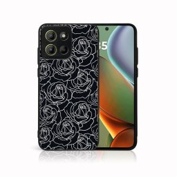 MY ART Védőburkolat a Motorola Moto G15 / Moto G15 teljesítményhez ROSES (172)