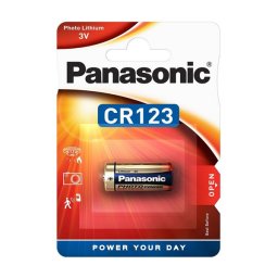 PANASONIC fotóelem (CR123A, 3V, lítium) 1db/csomag