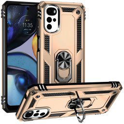 RING Védőtok Motorola Moto G22 aranyhoz