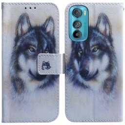 ART pénztárca borító Motorola Edge 30 WOLF