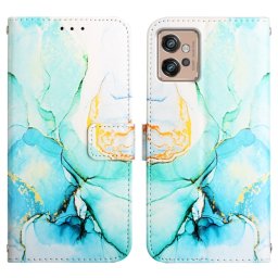 ART MARBLE Pénztárca borító Motorola Moto G32 GREEN