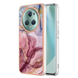 IMD MARBLE Védőburkolat Honor Magic5 Pro 5G ROSE RED