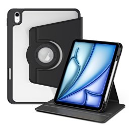 CRYSTAL FLEXI 2 az 1-ben Flip tok Apple iPad Air 11 2025 / Air 11 2024 fekete