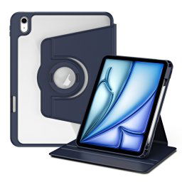 CRYSTAL FLEXI 2 az 1-ben Flip tok a Apple iPad Air 11 2025 / Air 11 2024 számára sötétkék