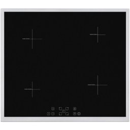 HOMEFORT HFBI64T2B Beépíthető Indukciós főzőlap Fém keretes,7400 W,Érintőszenzoros,Gyerekzár,