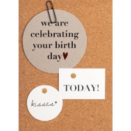 Parafa születésnapi képeslap YOUR BIRTHDAY