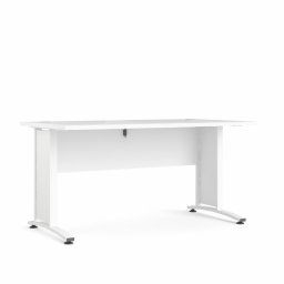 Fehér PRIMA OFFICE íróasztal fiók nélkül 80400