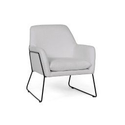 Szürke design karosszék MILAN