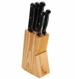 SOLA KNIFE késkészlet fa blokkban, 6 db
