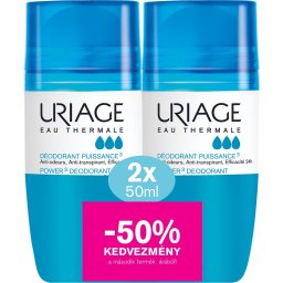 Uriage DEO Intenzív izzadásgátló golyós dezodor DUOPACK 50ml+50ml
