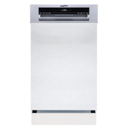 HOMEFORT HMGF0421DS Beépíthető mosogatógép,10 teríték,8.5 L,8 prog.,47 dB,D,Felső evőeszk.,45 cm,Digit.kijelző, Autom.ajtónyit.