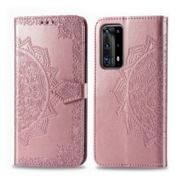 ART Pénztárca borító Huawei P40 Pro / P40 Pro Plus ORNAMENT rózsaszín