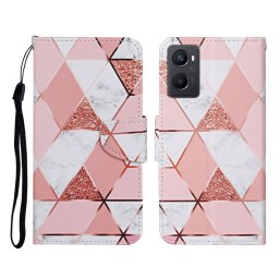 ART Pénztárca borító Oppo A96 PINK MARBLE