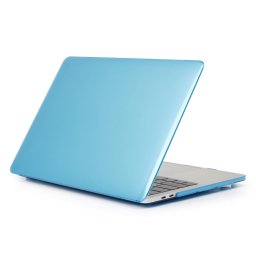 CRYSTAL Műanyag borítás Macbook Air 13 (M2 / M3 / M4) A2681 / A3113 / A3240 világoskékhez
