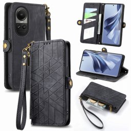 GEOM pénztárca tok Oppo Reno10 5G / Reno 10 Pro 5G fekete