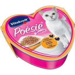 Vitakraft Poésie szószos macskaeledel csirkével és pulykával alutálkában (45 x 85 g) 3.83kg