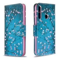ART Huawei P40 Lite E PLUM BLOSSOM pénztárcahuzat