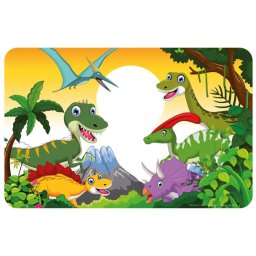 Dinoszaurusz World tányéralátét 43x28 cm Nr1