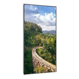Klarstein Wonderwall Air Art Smart, infravörös hősugárzó, 60 x 120 cm, 700 W, vonat (HTR10-WAASm700WTrnB)