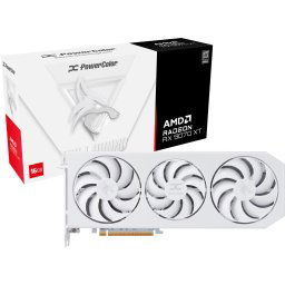 AMD Radeon RX 9070 XT 16GB PowerColor RX9070XT Hellbound Spectral White RX9070XT 16G-L/OC/WHITE videokartya