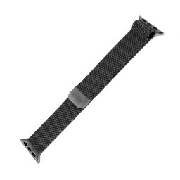 Okosóra szíj hálós fekete Apple Watch 42-45mm FIXED (FIXMEST-434-BK)